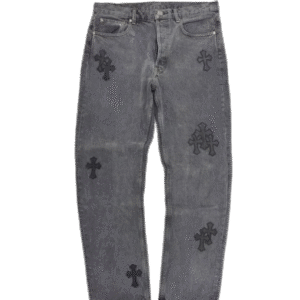 Chrome Hearts Denim Black Washed Jeans