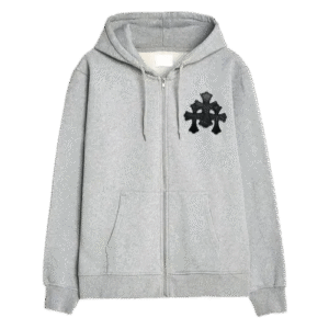 Chrome Hearts Grey Pullover Hoodie
