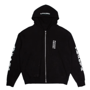 Chrome Hearts Eye Chart Logo Zip Up Hoodie