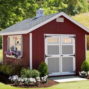 EZ-Fit Homestead 8x10 Wood Storage Shed Kit